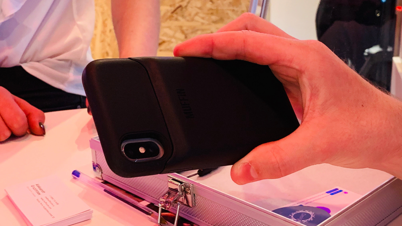 Thicc, but not much more than your average battery case.
